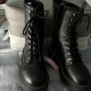 Wild Fable Black Combat Boots